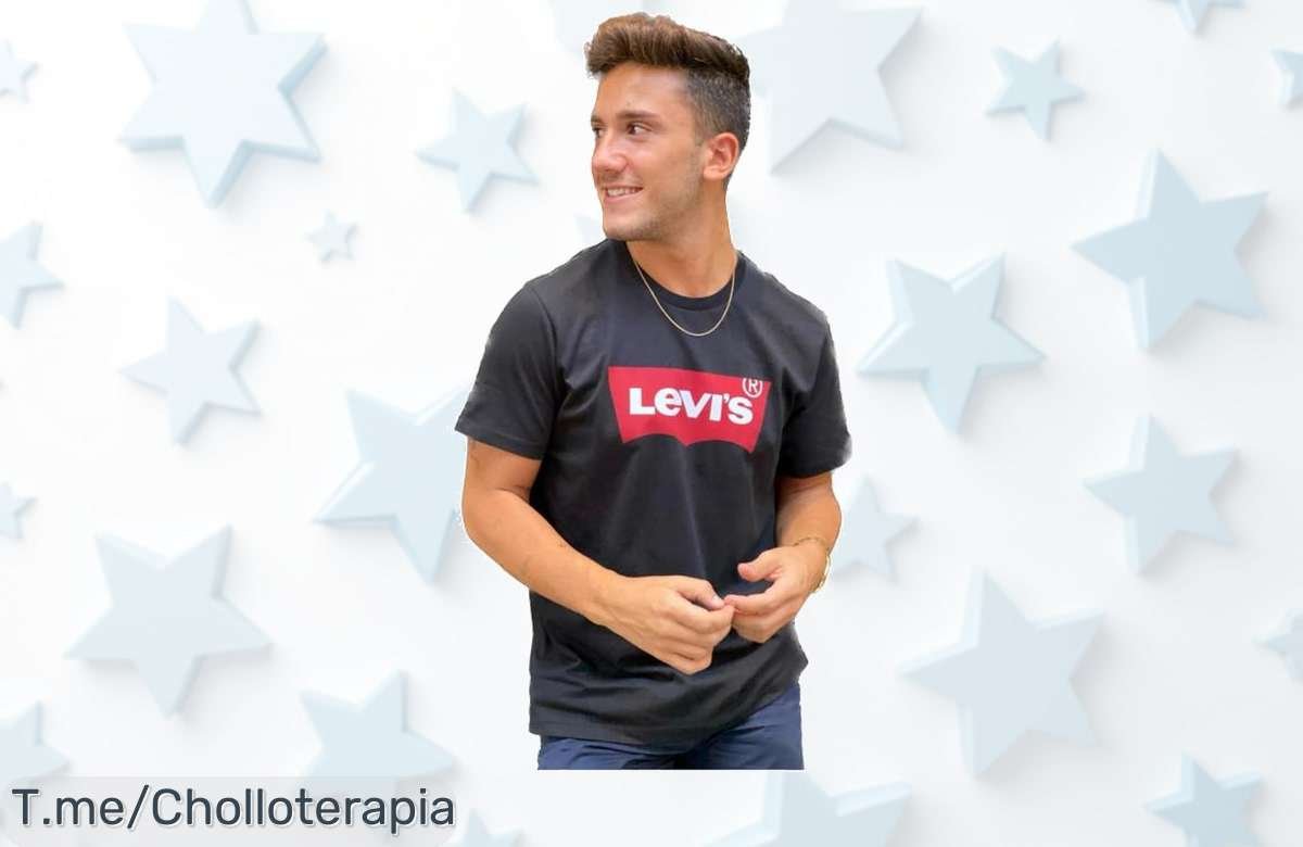 Levi’s camiseta con logo en el pecho a precio loco un ofertón único que no puedes perder ajuste estándar super cómodo descuento brutal limitado cómprala ya antes que desaparezca