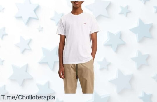 Levi’s original Housemark blanco para hombre un diseño clásico que nunca falla y aprovecha este super chollo con descuento brutal de precio loco antes de que se agote ¡compra ya!
