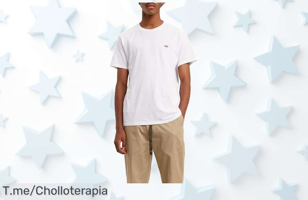 Levi’s original Housemark blanco para hombre un diseño clásico que nunca falla y aprovecha este super chollo con descuento brutal de precio loco antes de que se agote ¡compra ya!