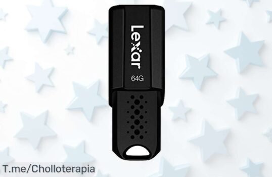 Lexar JumpDrive S80 64GB con cifrado top y velocidad exprés es un super chollo que protege tus datos en diseño retráctil precio de ganga oferta limitada ¡compra ya!