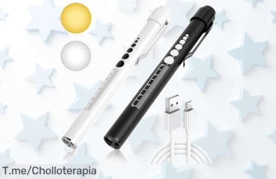 Linterna bolígrafo médica 2 en 1 con luz ajustable y medidor de pupilas el ofertón nunca visto que tus días salvará aprovecha este descuento brutal ya antes que se acabe
