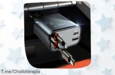 Lisen 4 en 1 cargador coche súper chollo con carga rápida USB C retráctil para todos tus dispositivos aprovecha este descuento brutal oferta nunca vista compra ya antes que se acabe
