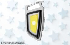 Llavero con linterna potente y abridor incluido a precio de ganga que ilumina tus aventuras no esperes más este super chollo vuela rápido compra ya