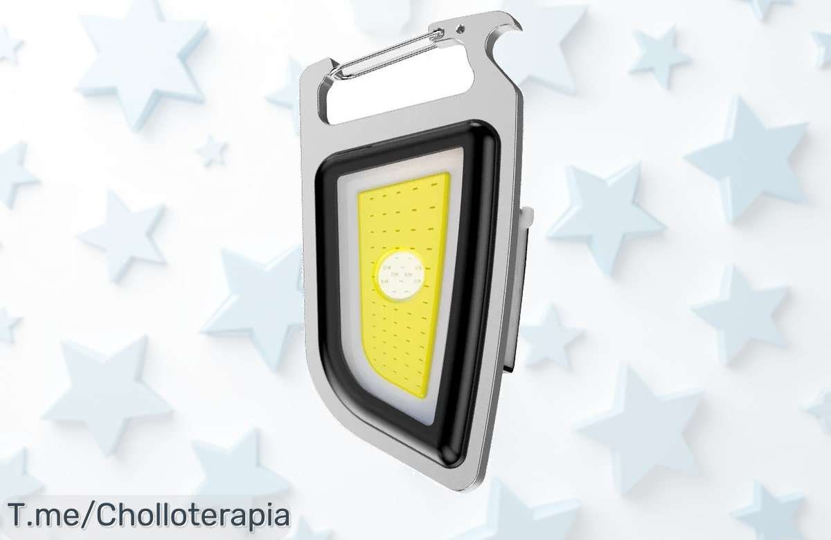 Llavero con linterna potente y abridor incluido a precio de ganga que ilumina tus aventuras no esperes más este super chollo vuela rápido compra ya