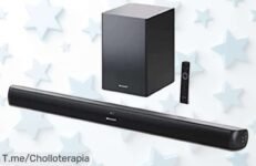 Lleva la barra de sonido Sharp HTSBW202 con subwoofer inalámbrico y 200W a un precio loco disfruta del cine en casa como nunca antes compra ya este ofertón limitado