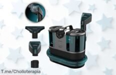 Lleva ya la Cecotec Conga 7000 Carpet&Spot Clean XXL con vapor potente en menos de un minuto limpieza total sin parar precio loco y ofertón único corre que vuelan