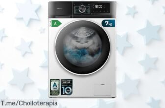 Llévate la lavadora Cecotec Bolero Dresscode con motor súper silencioso y 16 programas a un precio loco nunca visto disfruta el aprovechalo ya antes que se agote este super chollo