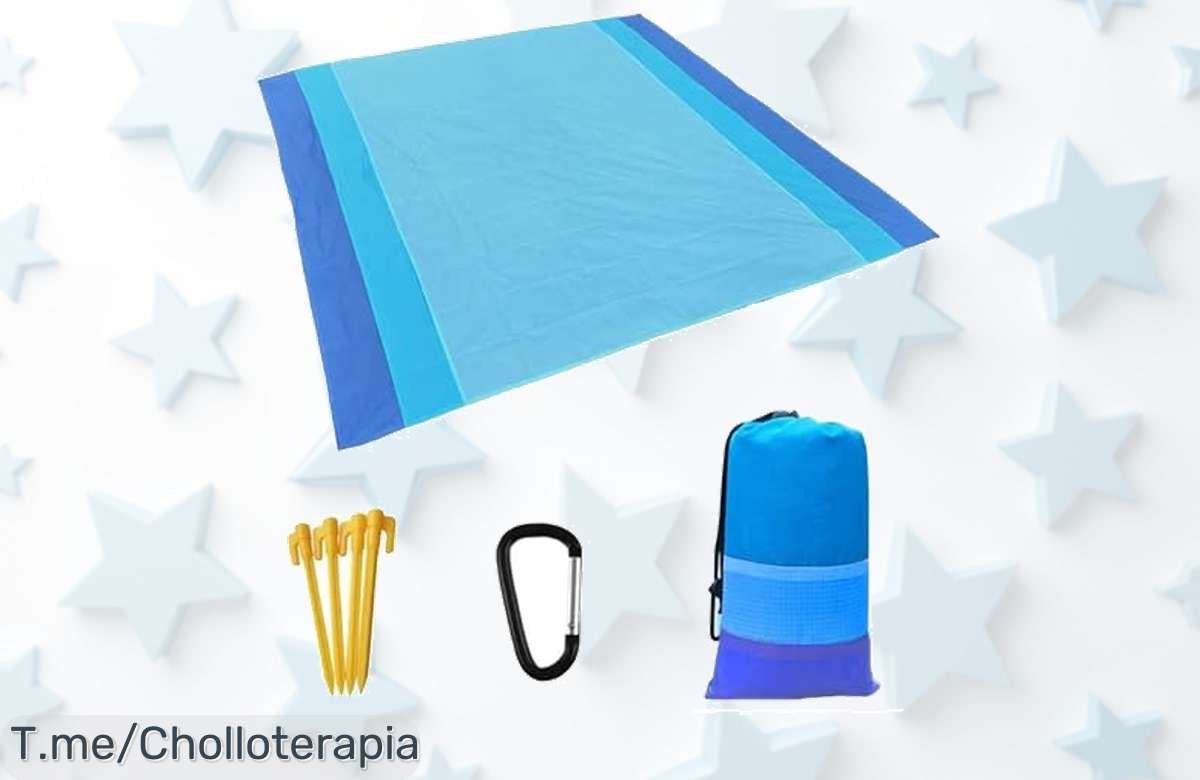 Llévate ya la esterilla impermeable gigante que ni el viento mueve con un descuento brutal y precio loco perfecto para picnics actúa rápido antes de este ofertón desaparezca