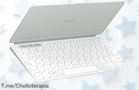 Logitech KeysToGo 2 con batería de 3 años te conecta a tres dispositivos al instante, disfruta este ofertón con descuento brutal y precio loco ¡apresúrate que se acaba!