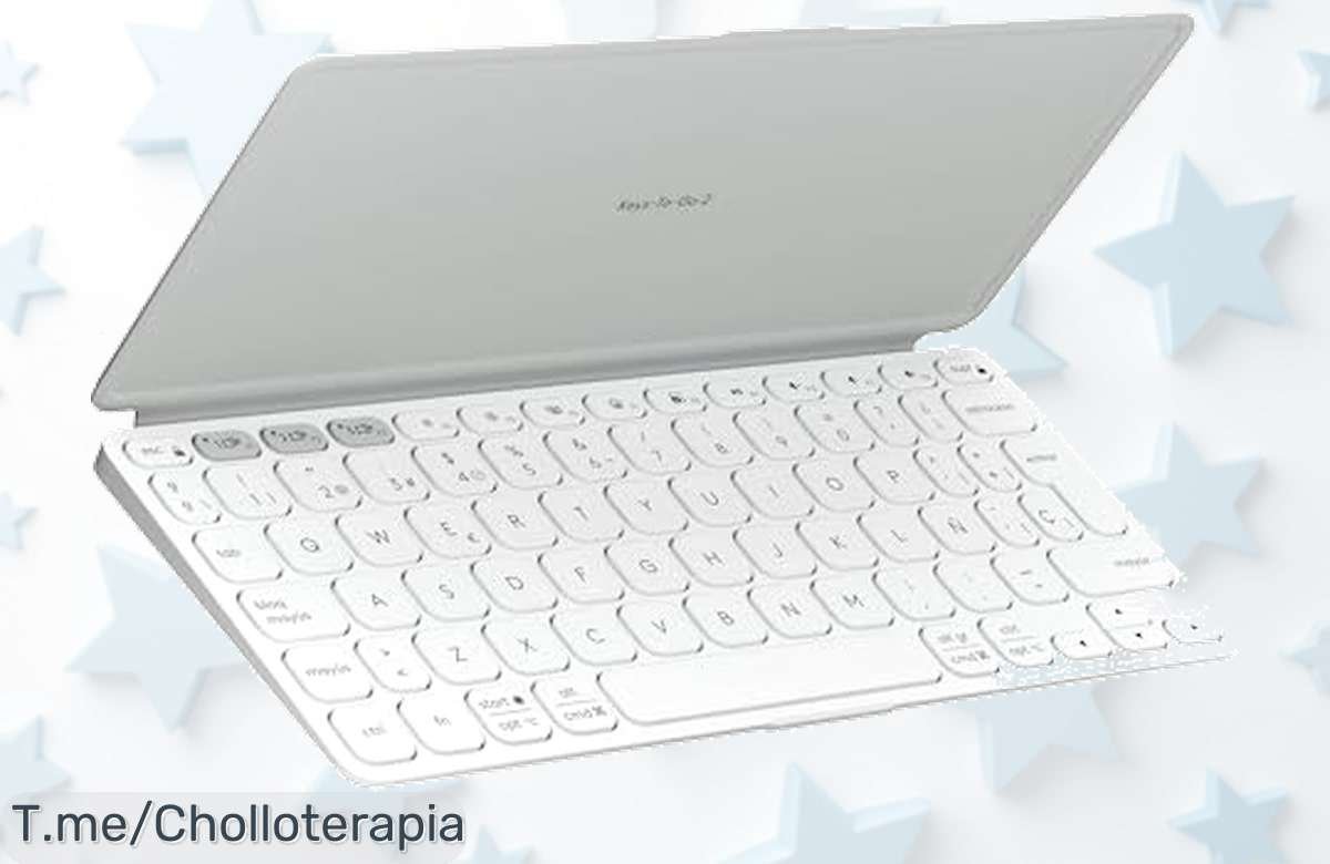 Logitech KeysToGo 2 con batería de 3 años te conecta a tres dispositivos al instante, disfruta este ofertón con descuento brutal y precio loco ¡apresúrate que se acaba!