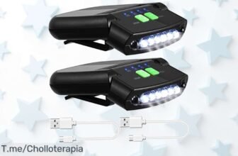 Luz de sombrero recargable con clip fácil y batería visible oferta nunca vista aprovecha este ofertón de precio loco solo 2 unidades corre que vuelan