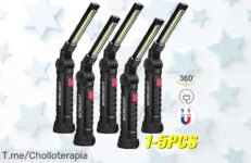 Luz de trabajo plegable con batería USB y función magnética precio loco descuento brutal ofertón limitado aprovecha este super chollo nunca visto ya