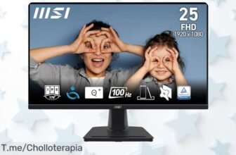 MSI Pro MP252 24,5” Full HD con pantalla IPS a 100 Hz para colores vibrantes y movimientos ultra fluidos ¡Oferta nunca vista a precio de ganga corre ya antes que acabe!