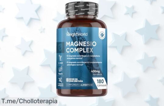Magnesio complex potente para energía y músculos al máximo con descuento brutal aprovecha este súper chollo de precio loco antes que desaparezca ¡corre ya!