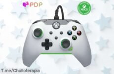 Mando Neon White para Xbox con botones personalizables y audio integrado en un ofertón de precio loco ¡aprovecha este descuento brutal único y compra ya!