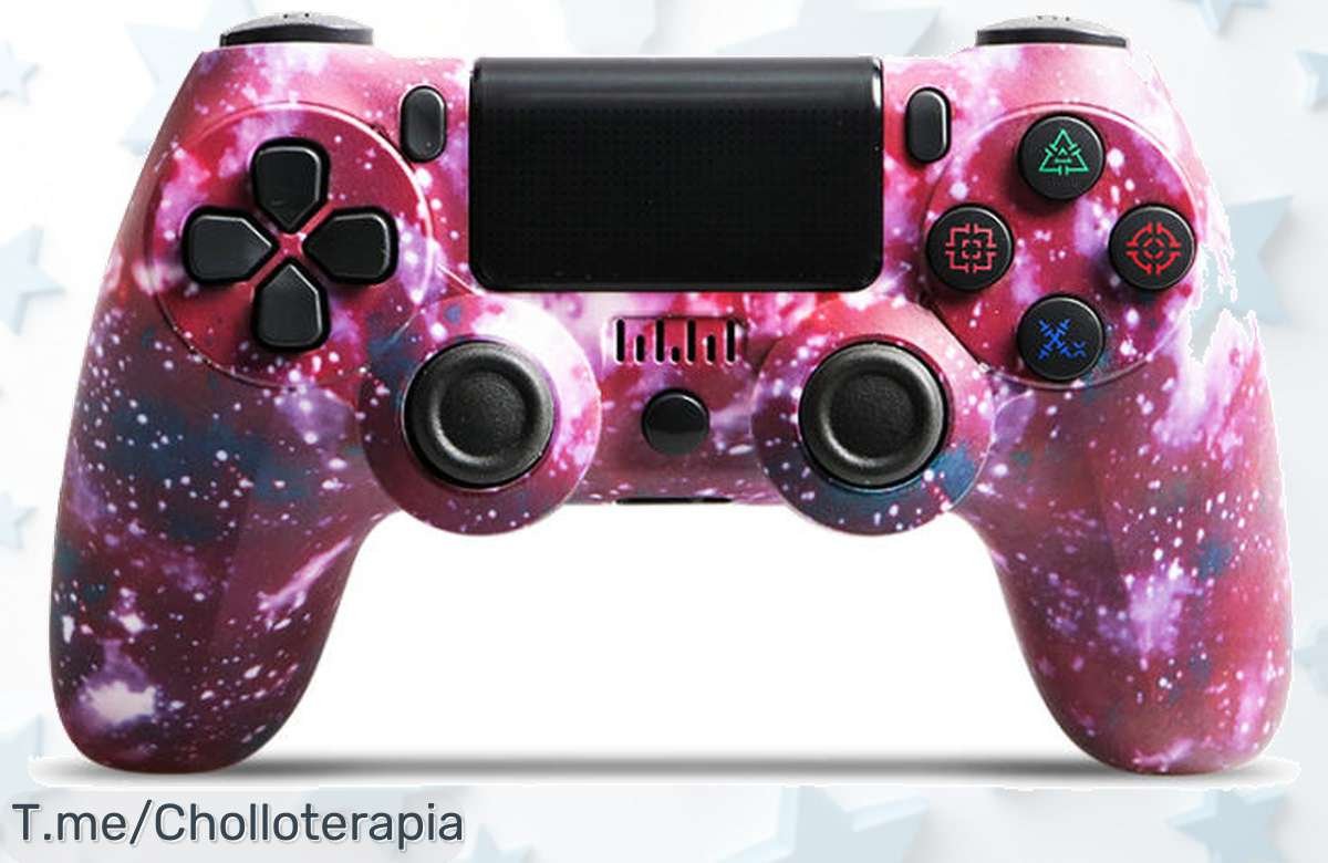 Mando inalámbrico para PS4 y PC con vibración y 6 ejes a precio loco aprovecha este ofertón nunca visto que vuela compra ya antes que se acabe el super chollo