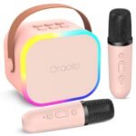 Máquina de karaoke con dos micrófonos inalámbricos para fiesta en casa precio loco y altavoz potente nunca visto aprovecha este ofertón al instante antes que se acabe