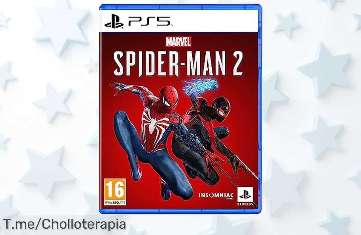 Marvel’s Spiderman 2 para PS5 con poderes locos y Nueva York gigante a precio loco no visto disfruta la pelea épica cambia entre Peter y Miles aprovecha este ofertón único ya