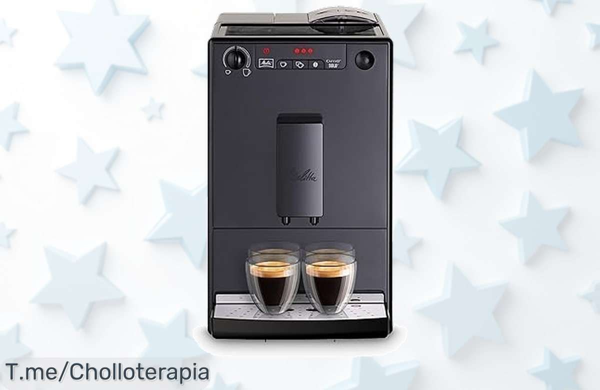 Melitta Solo E950 superautomática doble café al tiempo sabor barista en casa con descuento brutal nunca visto precio loco oferta limitada compra ya este ofertón de ganga