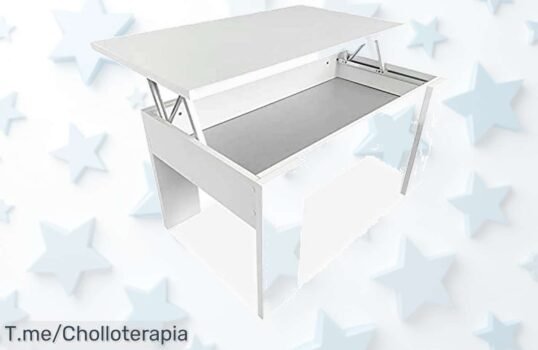 Mesa de centro elevable con compartimento secreto barata y práctica un ofertón nunca visto para tu hogar disfruta el precio loco antes que se agote esta ganga