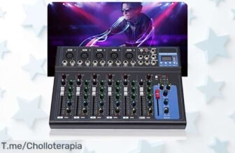 Mesa de mezclas portátil con Bluetooth y ecualizador 3 bandas a precio loco disfruta un sonido pro en todas partes ¡ofertón nunca visto aprovecha el descuento brutal ya!