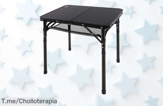 Mesa plegable súper resistente con topes antideslizantes que aguanta 30 kg un ofertón con precio loco y descuento brutal aprovecha este super chollo limitado ahora mismo