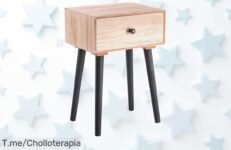 Mesita de noche MOA Vinthera diseño nórdico con descuento brutal que transforma tu habitación ¡Oferta nunca vista a precio loco por tiempo limitado aprovecha ya!