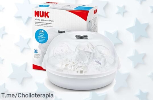 Micro Express Plus esterilizador desinfecta 4 biberones en solo 4 minutos con microondas aprovecha este ofertón y descuento brutal nunca visto corre precio loco y de ganga limitada