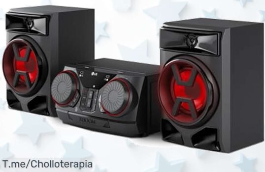 Microcadena LG XBOOM 300W con Bluetooth para entretenimiento sin límites precio loco y descuento brutal nunca visto aprovecha este ofertón urgente antes que se acabe