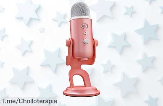 Micrófono Logitech G Blue Yeti rosa con sonido pro único para streaming precio loco que nunca viste consigue este super chollo ya antes que se acabe la oferta limitada