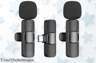 Micrófono inalámbrico para iPhone con dos micrófonos y conexión ultra fácil sin apps ni Bluetooth disfruta este ofertón único nunca visto precio loco corre que vuela