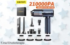 Mini aspiradora inalámbrica para coche con potencia bestial limpieza en cada rincón oferta nunca vista y precio de ganga aprovecha este ofertón limitado ya