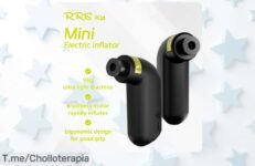 Mini bomba eléctrica RRSKIT súper potente es el super chollo que nunca viste para inflar rápido con batería recargable aprovecha este descuento brutal y llévatela ya