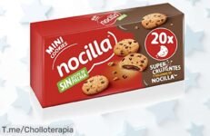 Mini cookies Nocilla con gotas de chocolate rellenas sabor auténtico a precio loco disfruta este ofertón único antes que se agote corre y cómpralo ya
