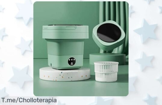 Mini lavadora temusc súper compacta con centrifugado rápido precio loco y descuento brutal que te ahorra tiempo ¡aprovecha este ofertón nunca visto antes ya!