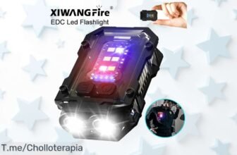 Mini linterna llavero súperbrillante con clip y luz magnética cob recargable precio de ganga nunca visto aprovecha este ofertón único queda poco tiempo corre ya