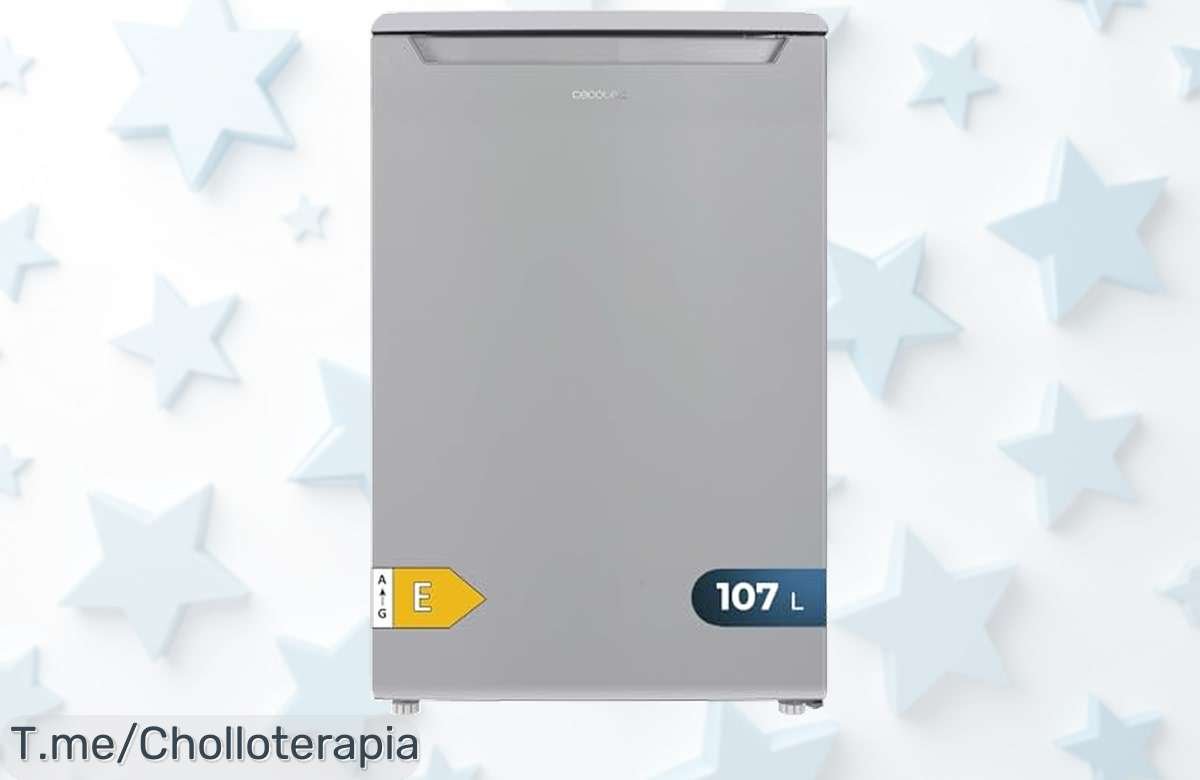 Mini nevera Cecotec silenciosa con puerta reversible un super chollo de espacio y energía aprovecha este ofertón único precio loco que vuela ya no lo dejes escapar