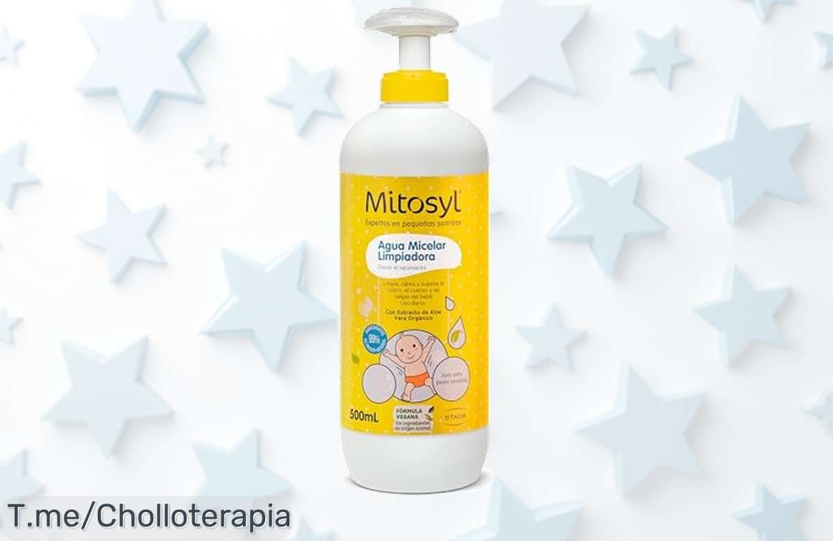 Mitosyl agua limpiadora con aloe súper suave para bebé cuidado delicado fácil y rápido aprovecha este descuento brutal precio de ganga oferta limitada corre ya