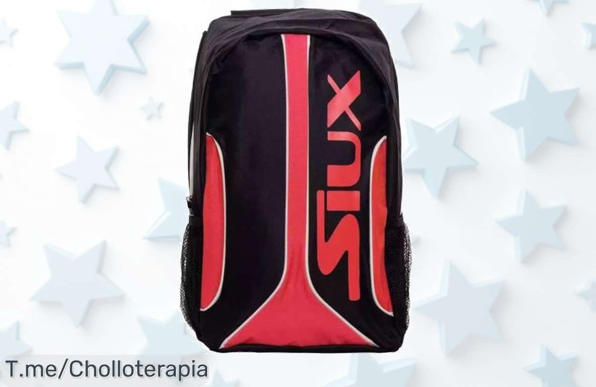 Mochila Siux Fusion con espacio ideal para tu pala de pádel disfruta este descuentazo brutal nunca visto y consigue ya el ofertón antes que se acabe rápido