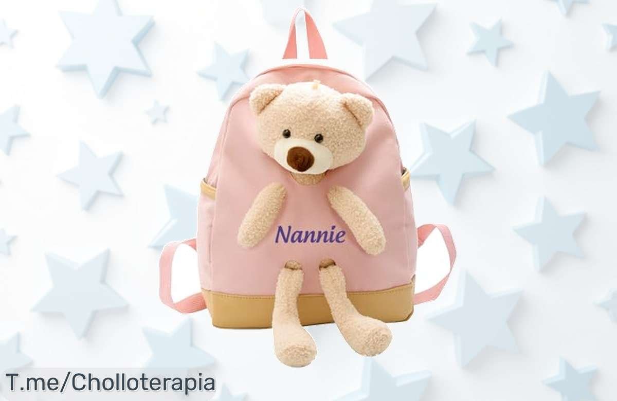 Mochila infantil personalizada con nombre a precio loco aprovecha este ofertón único con descuento brutal vuelve al cole con estilo no dejes escapar esta super ganga limitada