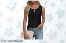 Molera camiseta sin mangas plisada súper fresca que resalta tu estilo aprovecha este ofertón con descuento brutal por tiempo limitado no te lo pierdas