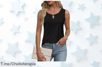 Molera camiseta sin mangas plisada súper fresca que resalta tu estilo aprovecha este ofertón con descuento brutal por tiempo limitado no te lo pierdas