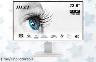 Monitor MSI Pro MP243XP 238” ultra rápido a 100 Hz con colores vibrantes y altavoces integrados precio loco descuento brutal oferta limitada no dejes escapar este super chollo