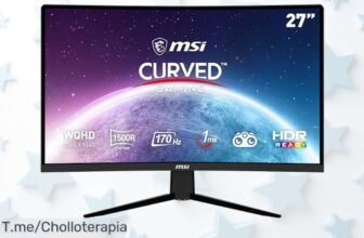 Monitor curvo MSI G273CQ de 27 con 170Hz y 1ms a precio loco nunca visto vive colores vibrantes y acción sin límites ¡compra ya este super chollo que se acaba pronto!