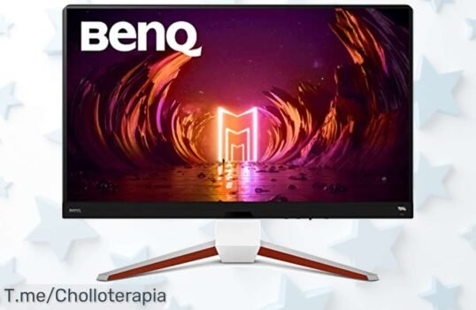 Monitor gaming BenQ MOBIUZ EX3210U 32” con imagen ultra nítida y cero lag precio loco y descuento brutal nunca visto compra ya este ofertón antes que se acabe