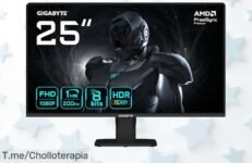 Monitor gaming Gigabyte GS25F2 con 200Hz y colores que flipas a precio loco un super chollo con descuento brutal para jugar sin lag compra ya antes de que se acabe