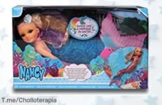 Nancy la sirena que nada y se para sola con cola brillante el ofertón nunca visto que alegra tus juegos agua o tierra precio de ganga solo por tiempo limitado actúa ya