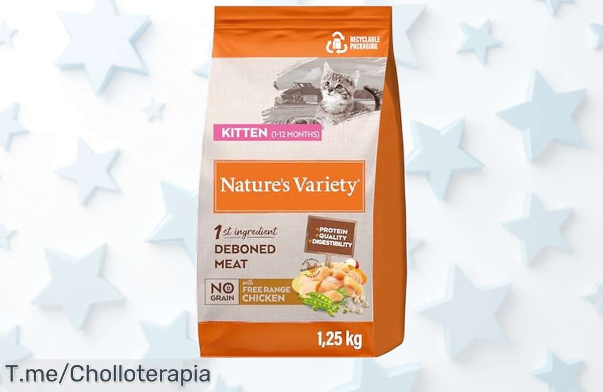 Nature’s Variety No Grain para gatitos proteína top sin cereales que da fuerza y energía aprovecha este ofertón con descuento brutal y precio loco corre ya antes que acabe