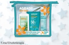 Neceser solar completo con SPF50+ y aftersun para cuidar tu piel al máximo precio de ganga nunca visto aprovecha este ofertón limitado ya