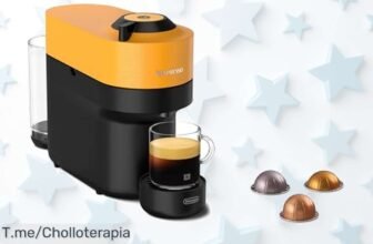 Nespresso De'Longhi Vertuo Pop con centrifugado ultra potente disfruta de tu café perfecto rápido precio loco y descuento brutal oferta nunca vista ¡aprovecha ya este ofertón!